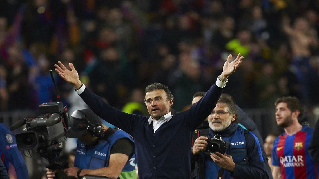 Ausente D10s, Luis Enrique bien vale una misa